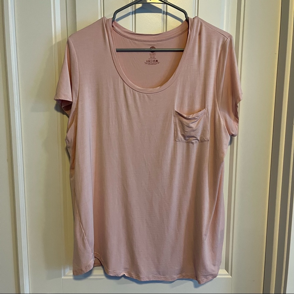 Kindred Bravely Everyday Nursing and Maternity T-Shirt- Light Pink